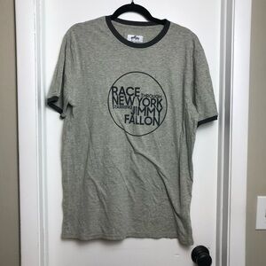 RACE THROUGH NEW YORK Starring JIMMY FALLON Universal Studios Gray T-Shirt  XL